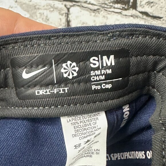 NWT Nike Men's Retro Pro Performance Snapback Hat Size S/M (Navy) HF7482-410 - Picture 12 of 15